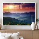 Mountain and Sunset Wall Art Canvas Print by MyGreatCanvas | Canvas Wall Art Prints | Photo Prints & Wall Decor