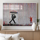 Banksy Wall Art Canvas Print, Framed Graffiti Art Picture by MyGreatCanvas | Canvas Wall Art Prints | Photo Prints & Wall Decor