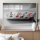 Framed Luck Poker Cards Canvas – Modern Triptych Wall Art,