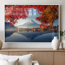 Mount Fuji Canvas Wall Art Japan Autumn Mountain Canvas
