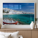 Santorini Wall Art Canvas Print