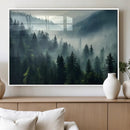 Captivating Misty Forest Wall Art Premium Canvas Print a by MyGreatCanvas | Canvas Wall Art Prints | Photo Prints & Wall Decor