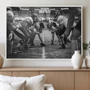 American Football Wall Art Canvas Print Framed Stadium Sport