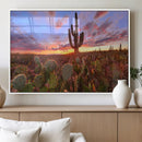 Arizona Desert Sunset Wall Art Canvas Print by MyGreatCanvas | Canvas Wall Art Prints | Photo Prints & Wall Decor