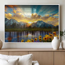 Grand Teton Park Sunrise Wall Art – Vibrant Landscape Canvas by MyGreatCanvas | Canvas Wall Art Prints | Photo Prints & Wall Decor