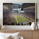 Dallas Cowboys Football Team Print - Arlington AT&T Stadium by MyGreatCanvas | Canvas Wall Art Prints | Photo Prints & Wall Decor