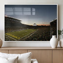 Oregon Ducks Football Team Print - Eugene Autzen Stadium