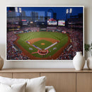St. Louis Cardinals Baseball Team Print - Busch Stadium Wall by MyGreatCanvas | Canvas Wall Art Prints | Photo Prints & Wall Decor