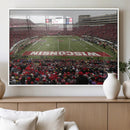 Wisconsin Badgers Team Print Canvas - Madison Camp Randall