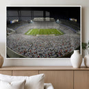Beaver Stadium Night Game Triple Canvas Wall Art - Penn