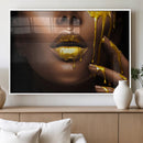 African American Art Black Woman Canvas Print, African Wall