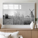 Vintage Farmhouse Black and White Triptych Wall Art – Giclee
