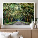 Serene Tree Tunnel Wall Art Canvas Print – Pathway Under by MyGreatCanvas | Canvas Wall Art Prints | Photo Prints & Wall Decor