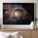 Nebula and Galaxies in Space Wall Art Canvas Print, Spiral