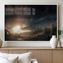 Avengers Planet Wall Art Canvas Print