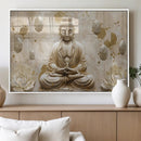Serene Buddha Wall Art | Yoga Room Decor and Meditation Wall
