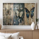 Butterfly Wall Art Trio | Vintage Butterfly Canvas Print | by MyGreatCanvas | Canvas Wall Art Prints | Photo Prints & Wall Decor