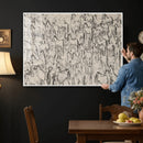 Abstract Horse Sketch Wall Art | Ready to Hang and Framed |