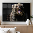 Grizzly Bear Canvas Print | Wildlife Wall Art for Cabin by MyGreatCanvas | Canvas Wall Art Prints | Photo Prints & Wall Decor