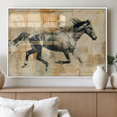 Chines Style Running Horse Western Wall Art | Farmhouse Wall
