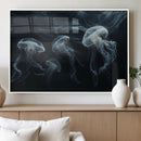 Jellyfish Wall Art Canvas Print, Elegant Wall Decor
