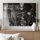 Winter Horse Snow Wall Art Canvas Print