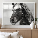 Framed Black and White Horse Wall Art | Ready to Hang and by MyGreatCanvas | Canvas Wall Art Prints | Photo Prints & Wall Decor