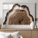 Rustic Wood Rings Wall Art | Nature-Inspired Tree Ring
