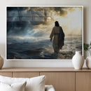 Jesus Walking Water Wall Art – Inspirational Christian