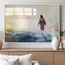Watercolor Jesus Walking on Water Canvas Print, Christian by MyGreatCanvas | Canvas Wall Art Prints | Photo Prints & Wall Decor