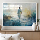 Watercolor Jesus Walking on Water Canvas Print, Christian by MyGreatCanvas | Canvas Wall Art Prints | Photo Prints & Wall Decor