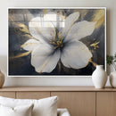 White Flower Wall Art Canvas Print | Ready to Hang |