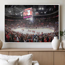Amerant Bank Arena Wall Art Canvas Print - Basketball Arena by MyGreatCanvas | Canvas Wall Art Prints | Photo Prints & Wall Decor