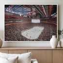 Barton Malow Little Caesars Arena Detroit Wall Art Canvas