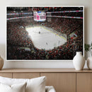 PNC Arena Raleigh North Carolina Hurricanes Hockey Stadium by MyGreatCanvas | Canvas Wall Art Prints | Photo Prints & Wall Decor