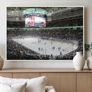 Sharks Arena Blackhawks Sharks Ice Hockey Stadium Wall Art by MyGreatCanvas | Canvas Wall Art Prints | Photo Prints & Wall Decor