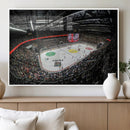 Vaudoise Lausanne Ice Hockey Arena Stadium Wall Art Canvas,