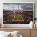 Florida Tampa Raymond James Stadium Wall Art Canvas Print -