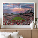 Carter-Finley Stadium Art Sunset Game Triple Canvas Wall Art by MyGreatCanvas | Canvas Wall Art Prints | Photo Prints & Wall Decor