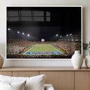 SMU Mustangs Football Team Print - Dallas Gerald J. Ford