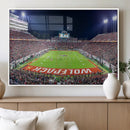 Wolfpack Football Team Print - Raleigh Carter-Finley Stadium