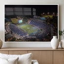 Duke University Blue Devils Football Print Canvas - Durham
