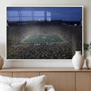 University of Michigan Wolverines Football Team Print - Ann by MyGreatCanvas | Canvas Wall Art Prints | Photo Prints & Wall Decor