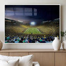 University of Michigan Wolverines Football Team Print - Ann by MyGreatCanvas | Canvas Wall Art Prints | Photo Prints & Wall Decor