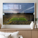 University of Michigan Wolverines Football Team Print - Ann by MyGreatCanvas | Canvas Wall Art Prints | Photo Prints & Wall Decor
