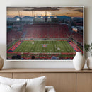 Framed Arizona Wildcats Football Team Print - Tucson Arizona by MyGreatCanvas | Canvas Wall Art Prints | Photo Prints & Wall Decor