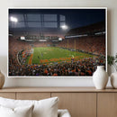 Clemson University Tigers Art Print, Football Team Print -