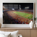 Iowa State University Cyclones Canvas Print, Football Team