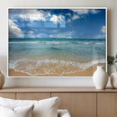 Sea View From the Beach Canvas Print
