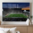 Michigan State Spartans Football Team Print - East Lansing